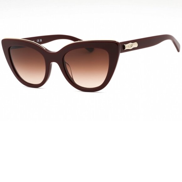 Longchamp Paris Burgundy Cat Eye Sunglasses Brand New In Case main image 11